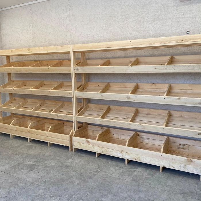 Овощные полки более 100 видов