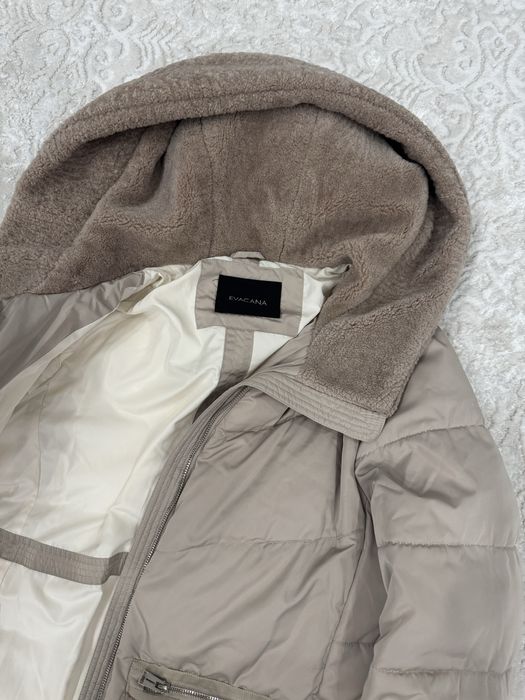 Зимний теплый пуховик/пальто