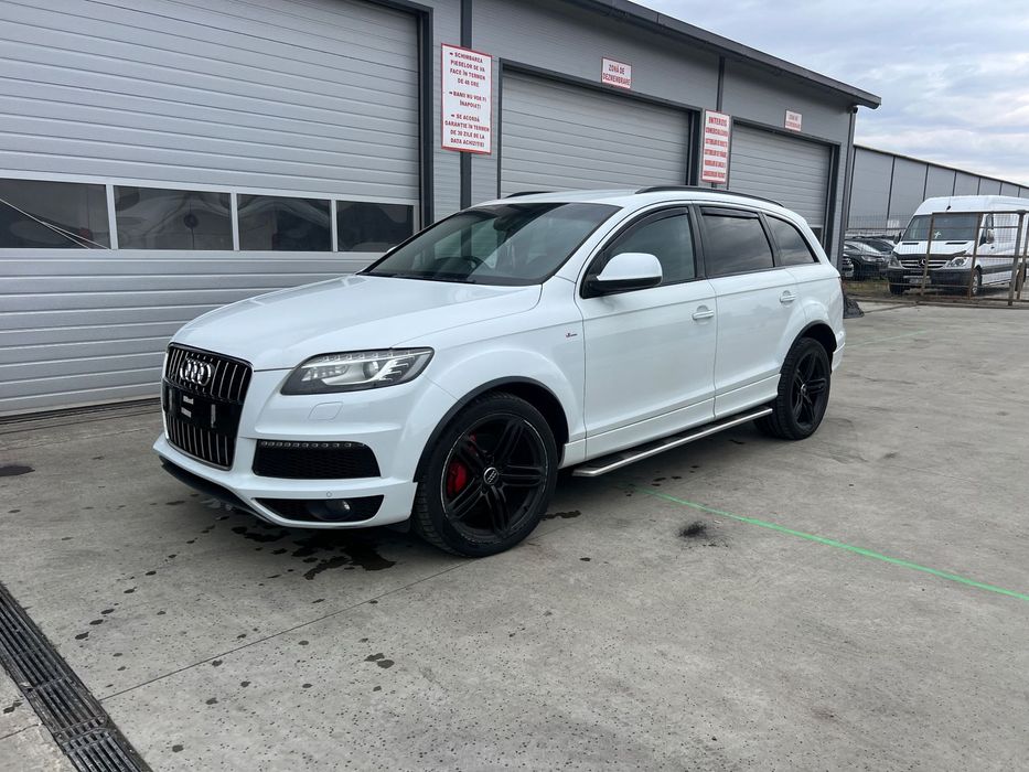 DEZMEMBREZ Piese Auto Audi Q7 Facelift Motor 3.0 diesel cod CJM CRC CJG Cutie viteze Automata NAC Fata completa Bara fata spate injectoare Turbina Kit Injectie Far Bi-xenon Led Portiera fata spate Carlig Jante aluminiu Interior Piele Volan S line Haion el
