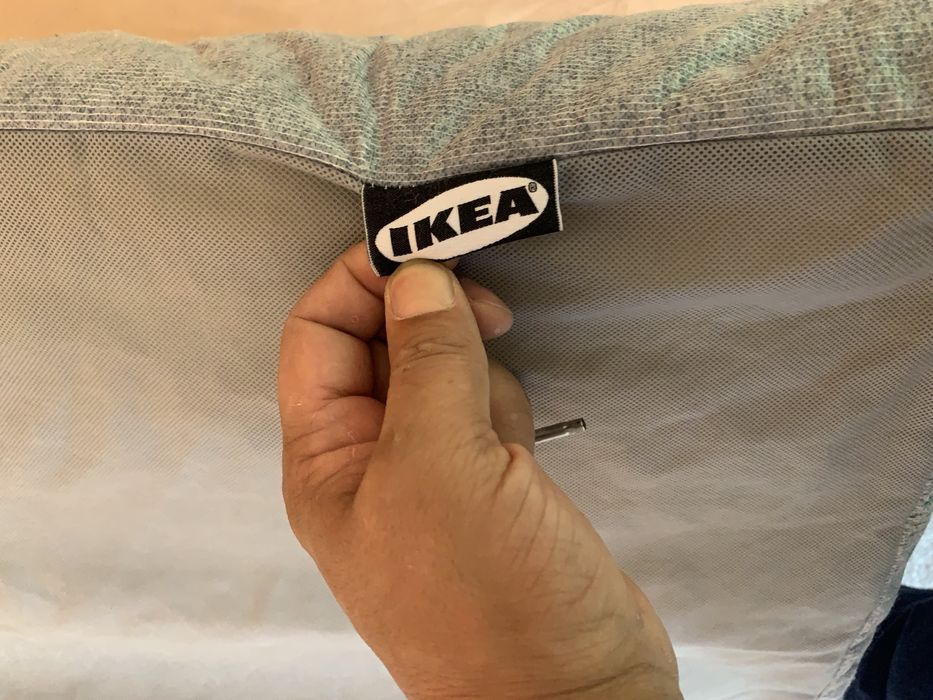 Кровать б/у , дерево,  с матрасом , ИКЕЯ ,