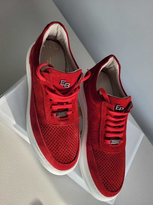 Pantofi Barbati ENZO BERTINI Piele / Rosii  / 42