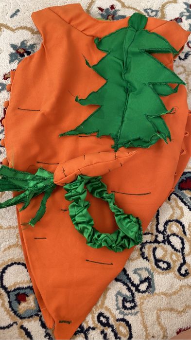 Костюм морковь.  на 3-4 лет