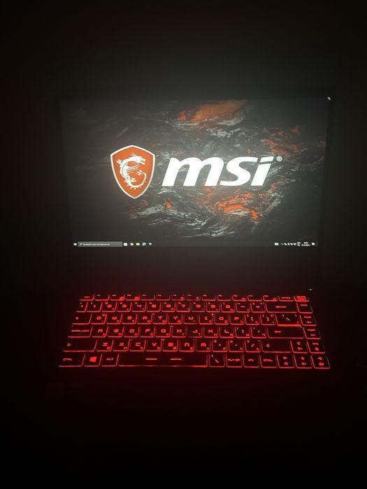 MSI GF63 Thin i5-10300H / GTX 1650 Ti / 512GB SSD – Отлично състояние