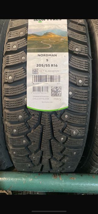 Шины NORDMAN 5 205/55 R16 с шипами
