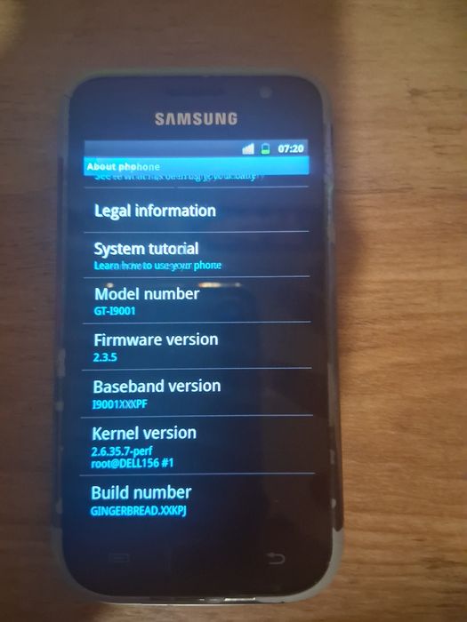Samsung GT-I9001 GALAXY S Plus 2011г.