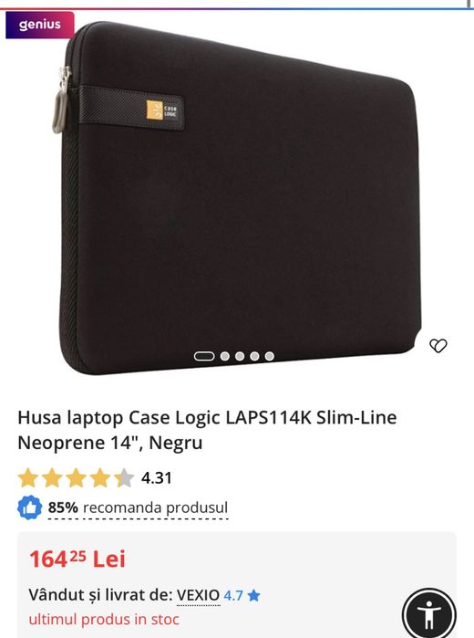 Husa Laptop Case Logic 14’ Premium