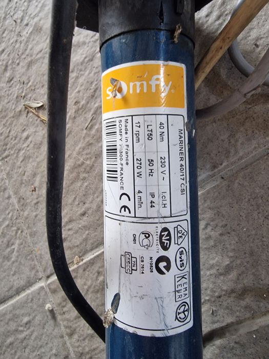 Poarta de garaj 5.5m rulou motor somfy