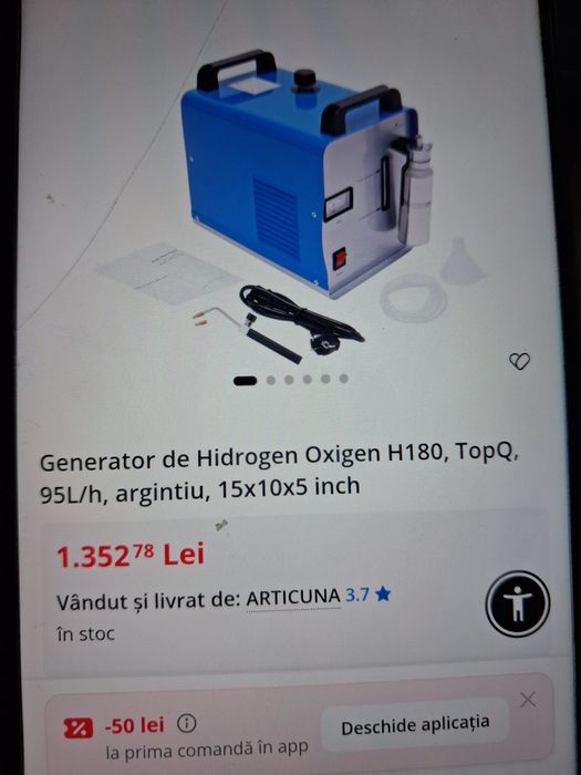 Generator de oxigen/ hidrogen