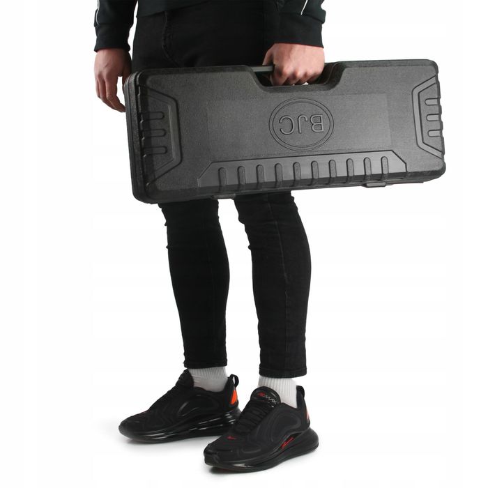 Хидравличен крик в куфар 2500кг. Нископрофилен с приставки BJC