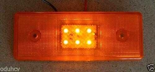 1бр. диодни LED Лед габарити светлини с 6 диода 12-24V , 3 цвята