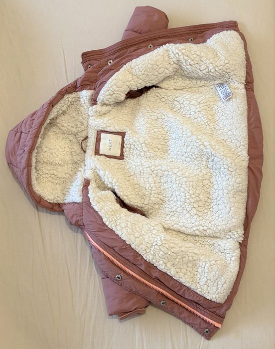 Geaca de iarna NEXT pt fetite, marimea 9-12luni, 80cm