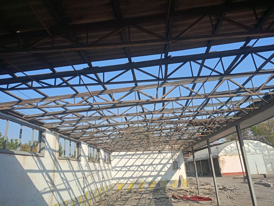 навес ва мойка молхоналарни йопиш учун фермалар бор хар хил размерда