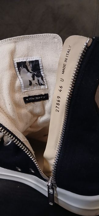 Rick Owens Ramones DRKSHDW Jumbo Lace 46 обувки