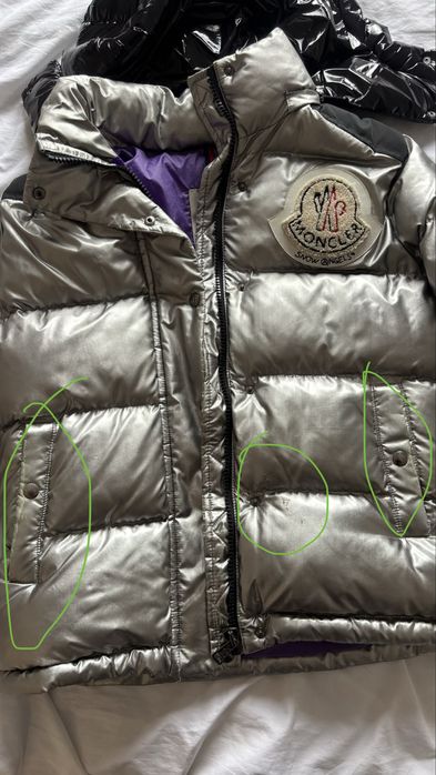 Geaca argintie metallic puffer - marimea L