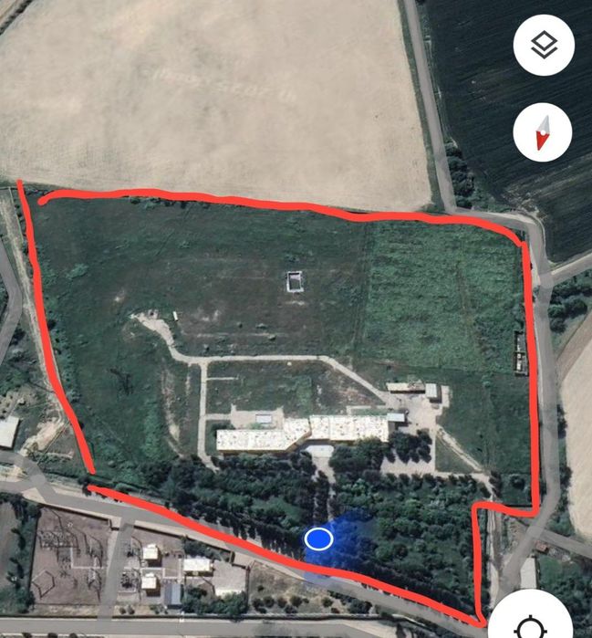 Продается земля под производство 5,5 Га Ангрен