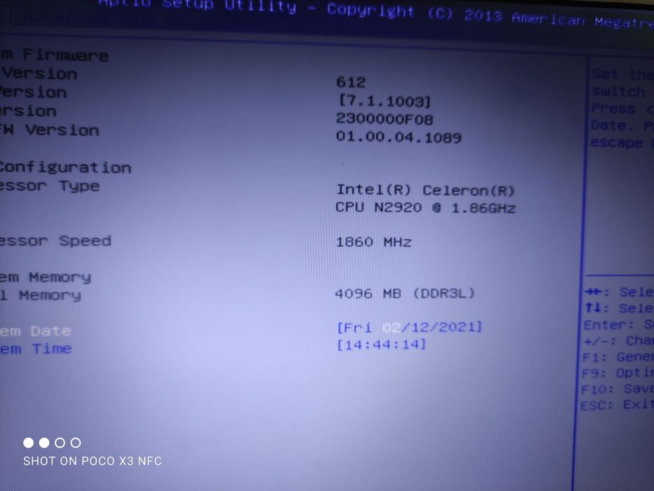 Placa de baza Medion Akoya E6240T - perfect functionala - intel N2920