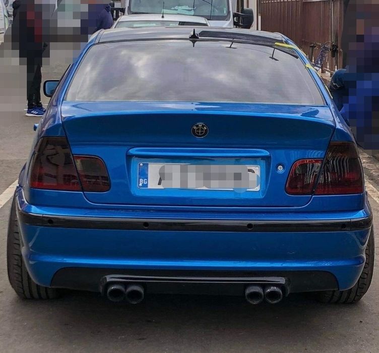 BMW E46 M3 Дифузьор / Добавка за задна броня М техник / БМВ E46