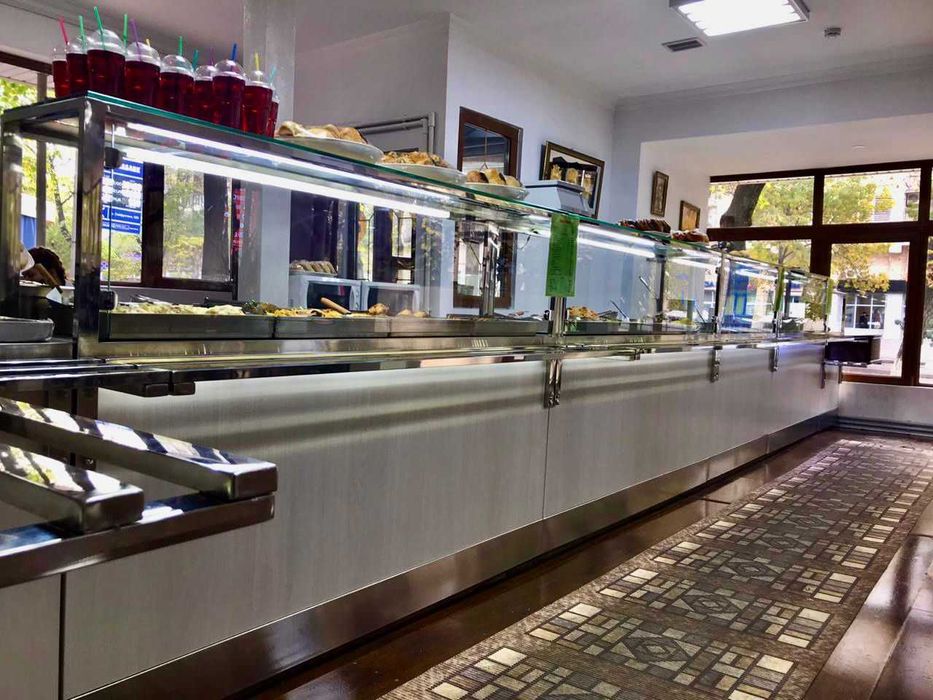 Горячий мармит для столовой