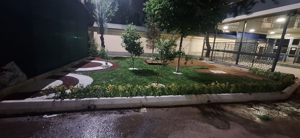 Gazon lanshaft qilamiz