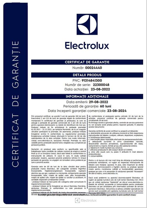 Masina de spalat rufe verticala ELECTROLUX PerfectCare600 EW6T4272