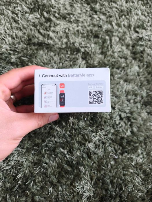 Фитнес гривна BetterMe Band за следене на крачки, пулс и тренировки