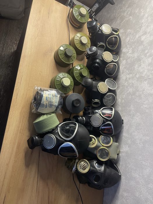 Противогазы новые