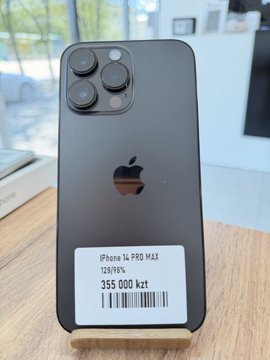 iPhone 14 Pro Max•128GB/98%Black Айфон 14 Про Макс•128Гб/98%Қара