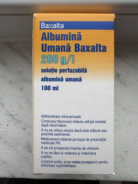 Albumină Umană Baxalta sigilate 200 g/l