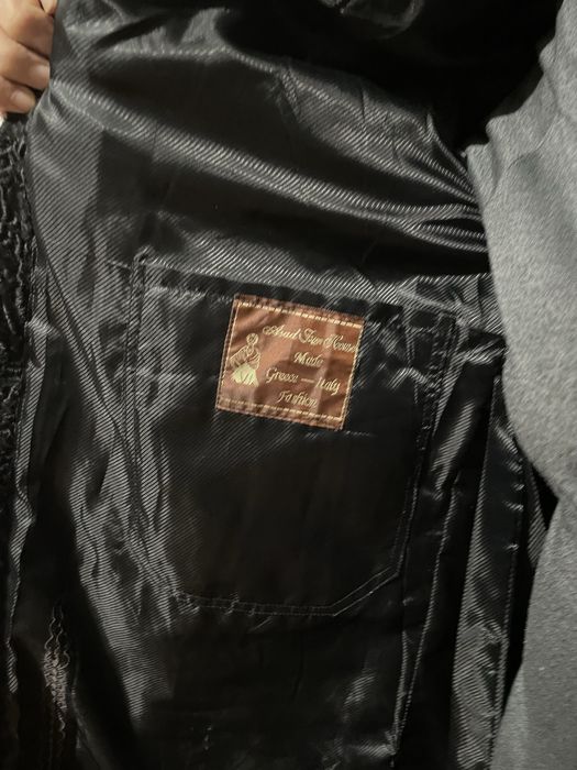 Шуба из натурального каракуля