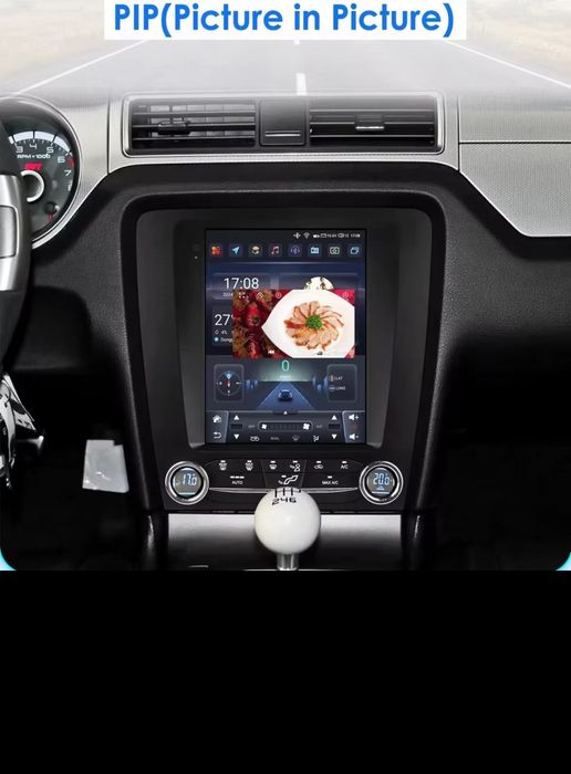 Navigatie Ford Mustang Waze YouTube GPS Bluetooth