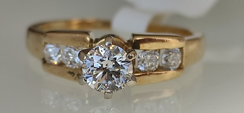 Inel diamante naturale 14k 0.88ct