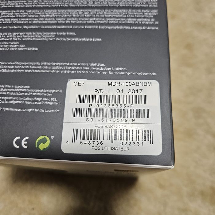 Sony MDR-100ABN h.ear, casti audio Hi-Res