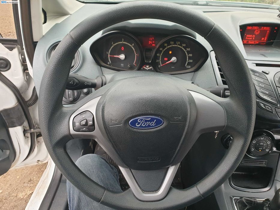 Volan Plastic 3 Spite FARA Airbag cu Comenzi Ford Fiesta Mk 6 NFL Non Facelift 2008 - 2012 [K7984]