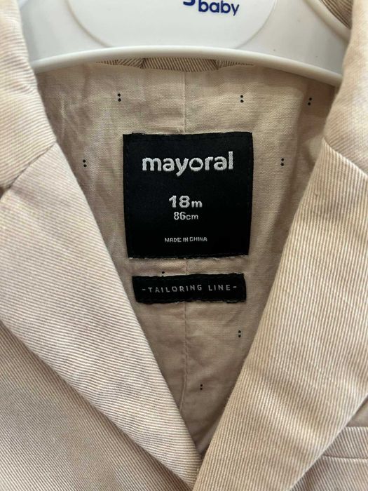 Комплект Mayoral (сако и панталон) 18m// 86cm