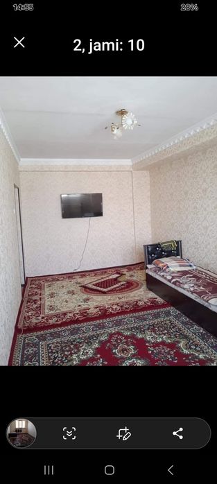 2 хонали 3 хона килинган квартира сотилади