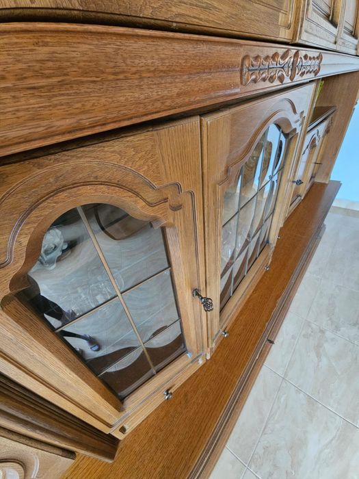 Mobila sufragerie / living / bibliotecă lemn masiv