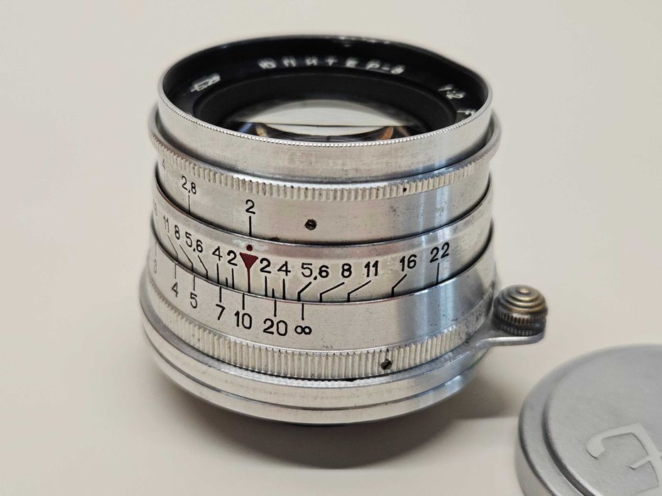 Obiectiv foto Jupiter-8 5cm F2 - montura LTM L39