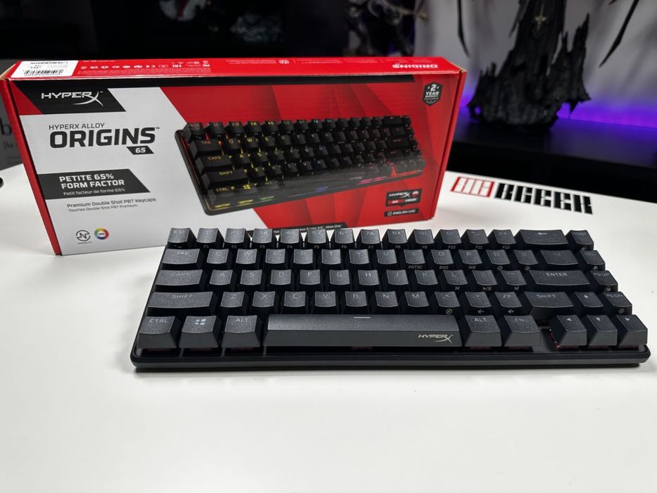 HyperX Alloy Origins 65 - 65% кейкапы РВТ, Алюминиевый корпус, механик