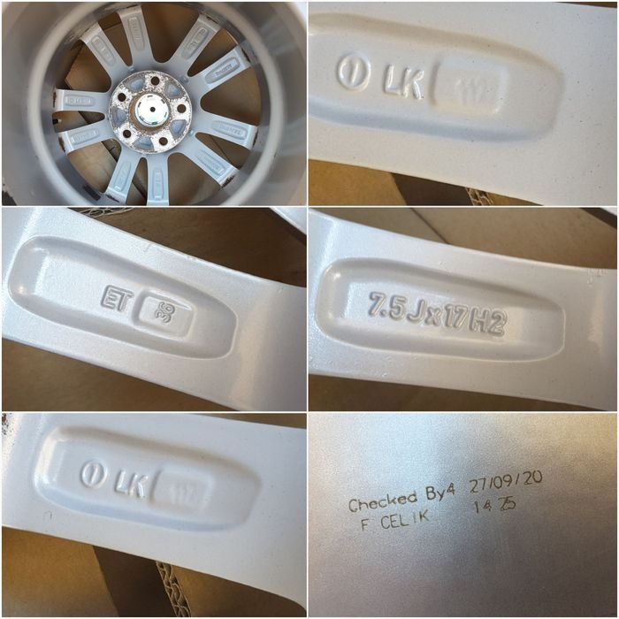 jante aliaj 17; 5x112;  Vw Passat b6, b7, b8,  Tiguan, Sharan