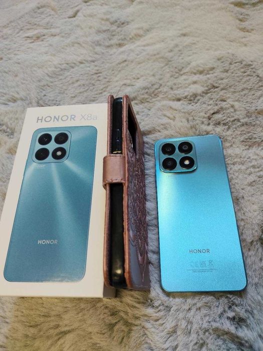 Telefon Honor X8a, Dual SIM, 128/6GB RAM, 4G, Cyan Lake - impecabil