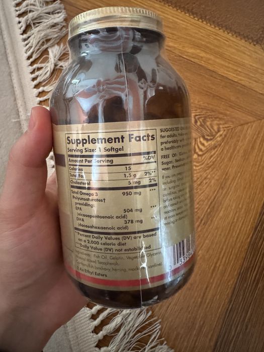 Solgar Omega-3 950 mg Triple Strength