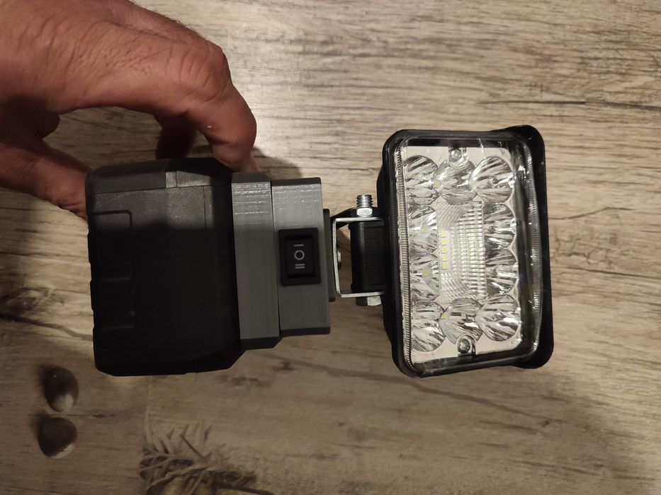 Lampa/lanterna pentru acumulator Parkside, Makita, Bosch, Dewalt,