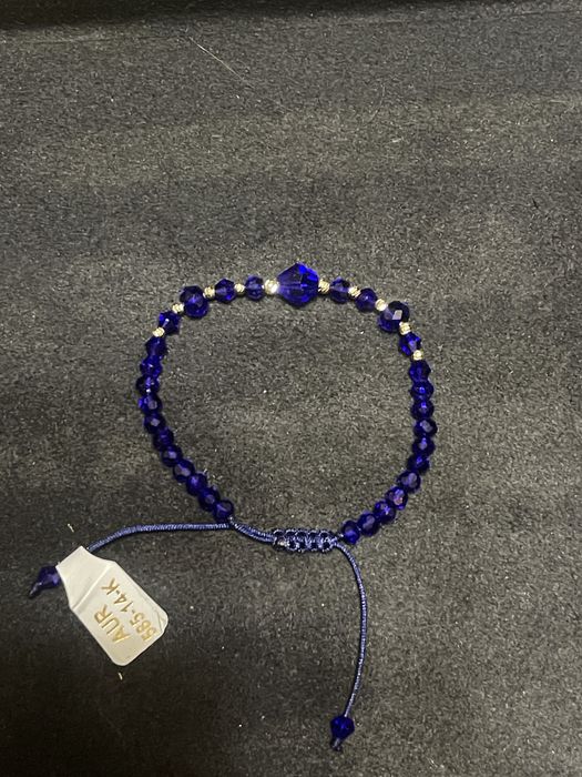 Cadoul ideal / Brățara aur 14k cu bile și șnur. Diverse modele.