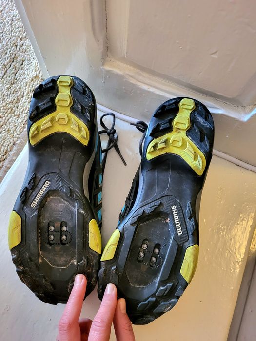 Pantofi sport, bicicleta, SPD-uri Shimano mărimea 39, 24.5 cm