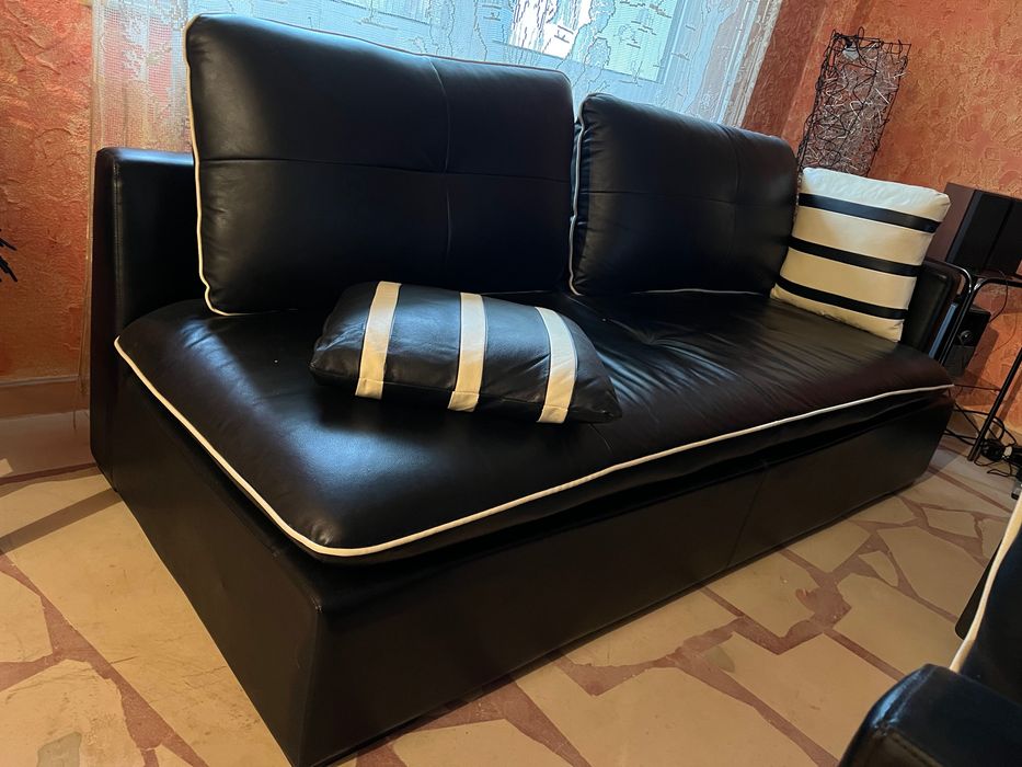 Sofa de piele 3 piese