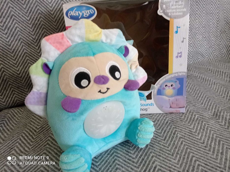 Playgro таралеж плюшена играчка Време е за сън