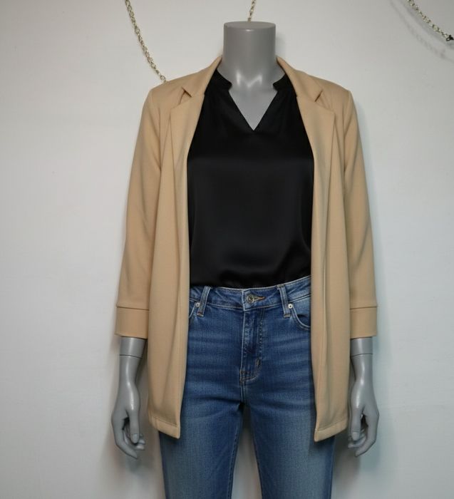 Sacou tip cardigan bej-nude Bodyflirt | Mărime XS/S nou