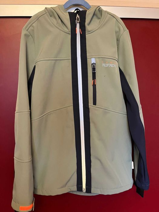 Geacă de tranziție softshell, cu glugă, copii, marimea 164