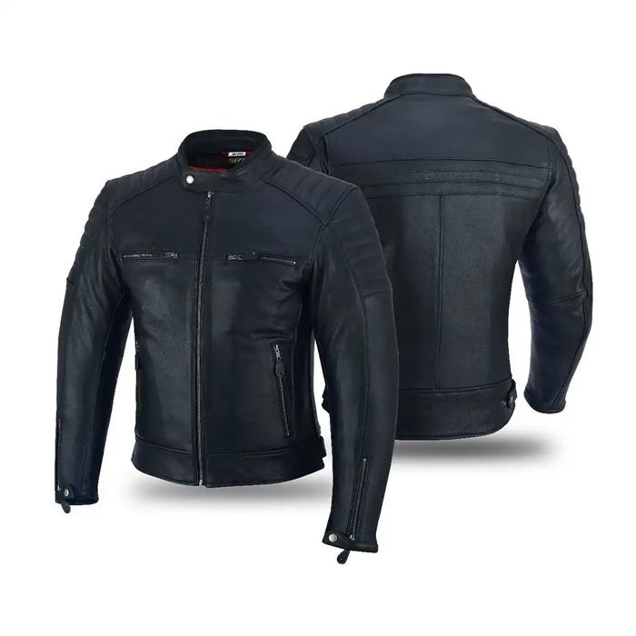 Geaca moto din piele naturala SM Curtis mărimea S, M, L, XL, 2XL Noua!