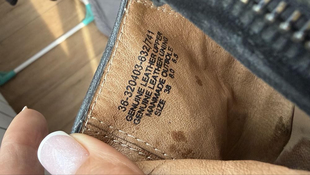 Ботильоны коженные